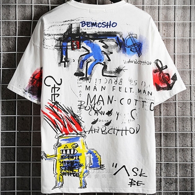 市场上装-T恤-微潮T恤