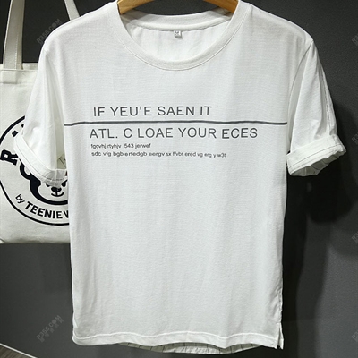 市场上装-T恤-休闲T恤【实拍】