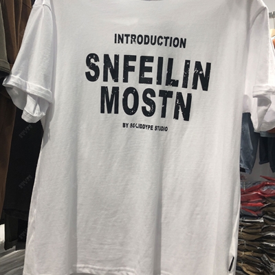 市场上装-T恤-微潮T恤【实拍】