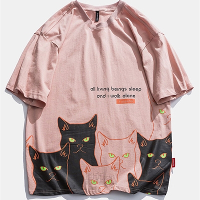 市场上装-T恤-微潮T恤