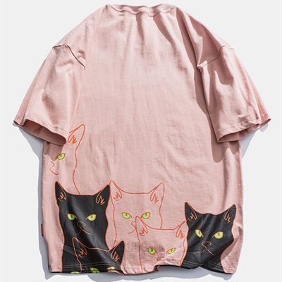 市场上装-T恤-微潮T恤