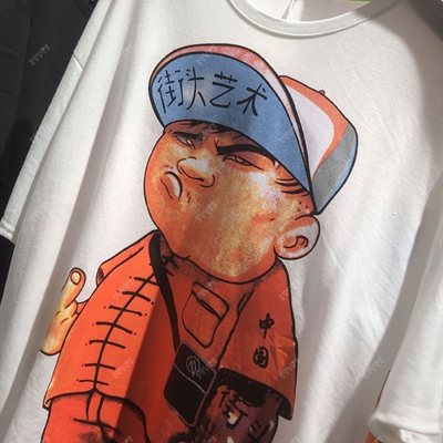 市场上装-T恤-微潮T恤【实拍】