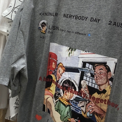 市场上装-T恤-微潮T恤【实拍】