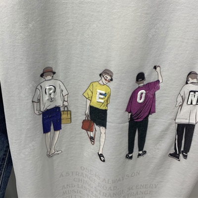 市场上装-T恤-休闲T恤【实拍】