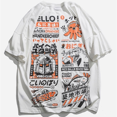 市场上装-T恤-休闲T恤