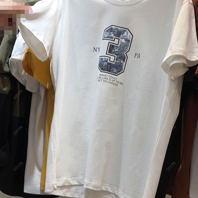 市场上装-T恤-休闲T恤【实拍】