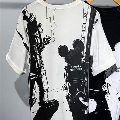 市场上装-T恤-微潮T恤【实拍】