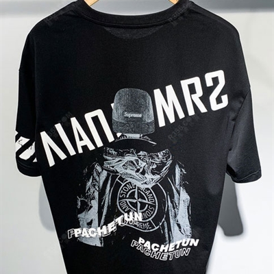 市场上装-T恤-微潮T恤【实拍】