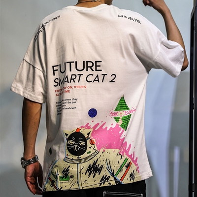 市场上装-T恤-微潮T恤