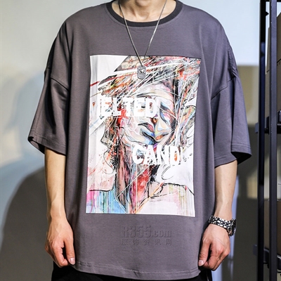 市场上装-T恤-微潮T恤