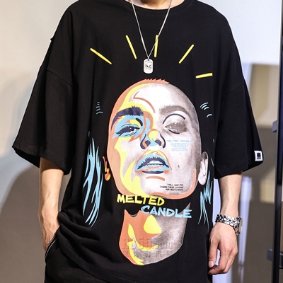 市场上装-T恤-微潮T恤