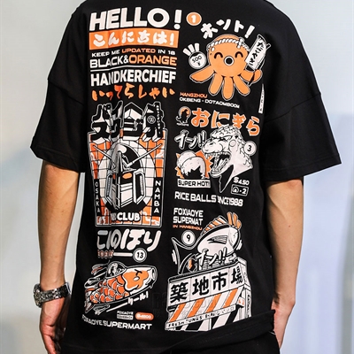 市场上装-T恤-微潮T恤