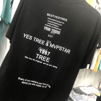 市场上装-T恤-微潮T恤 【实拍】
