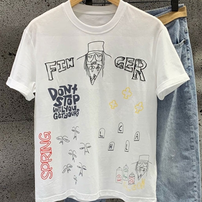 市场上装-T恤-微潮T恤【实拍】