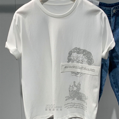 市场上装-T恤-休闲T恤【实拍】