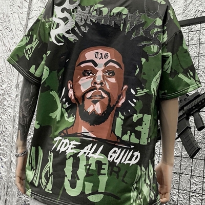 市场上装-T恤-微潮T恤