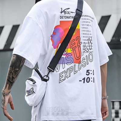 市场上装-T恤-微潮T恤