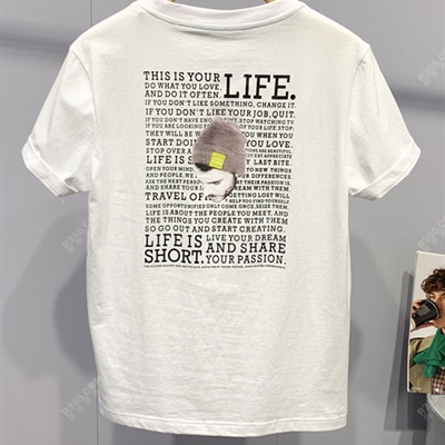 市场上装-T恤-休闲T恤 【实拍】