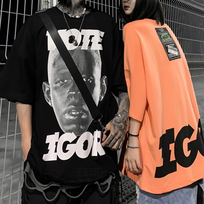 市场上装-T恤-微潮T恤