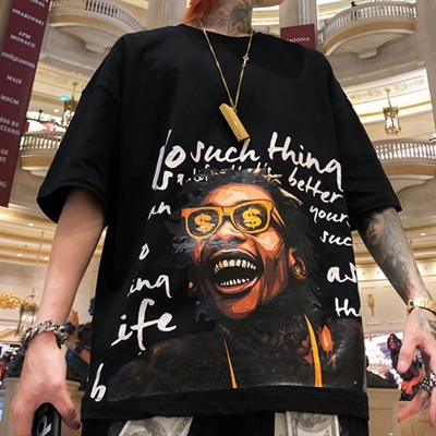 市场上装-T恤-微潮T恤