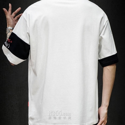 市场上装-T恤-微潮T恤