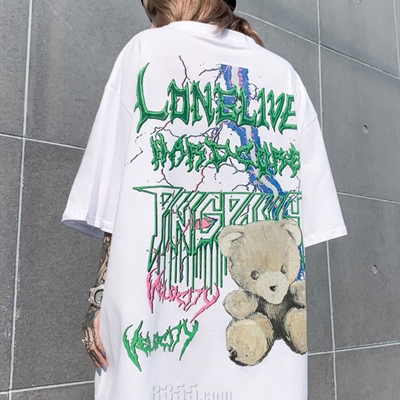 市场上装-T恤-微潮T恤