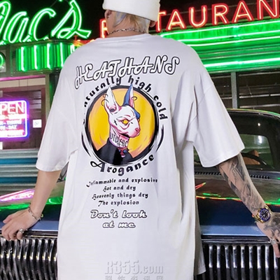 市场上装-T恤-微潮T恤