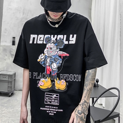 市场上装-T恤-微潮T恤