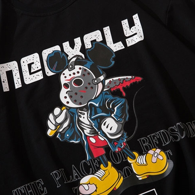 市场上装-T恤-微潮T恤