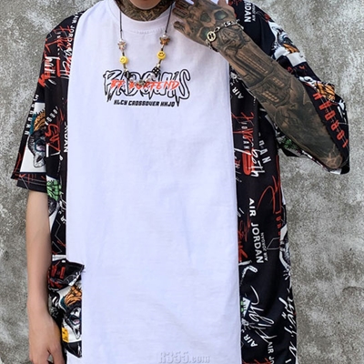 市场上装-T恤-微潮T恤