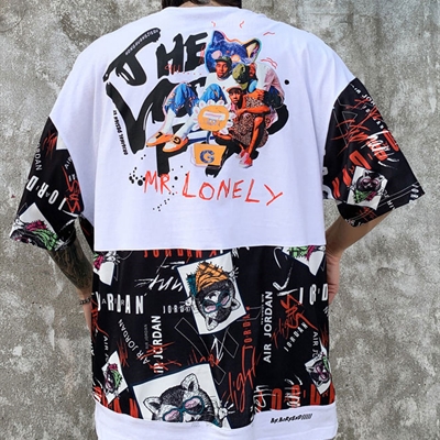 市场上装-T恤-微潮T恤