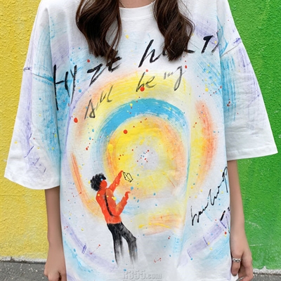 市场上装-T恤-微潮T恤