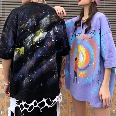 市场上装-T恤-微潮T恤