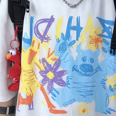 市场上装-T恤-微潮T恤