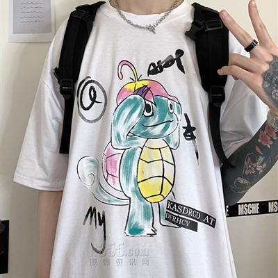 市场上装-T恤-微潮T恤