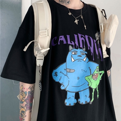 市场上装-T恤-微潮T恤