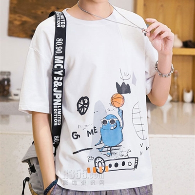 市场上装-T恤-微潮T恤
