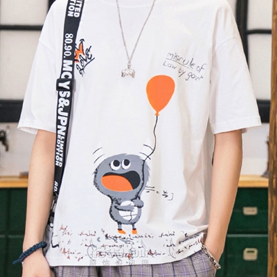 市场上装-T恤-微潮T恤