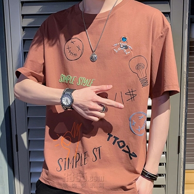 市场上装-T恤-微潮T恤