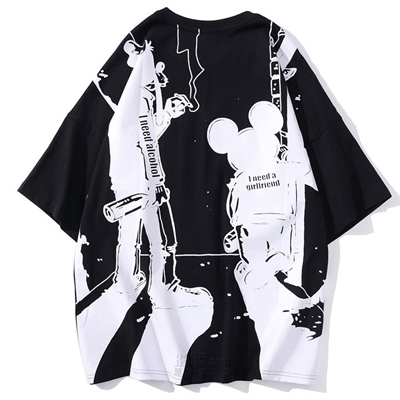 市场上装-T恤-微潮T恤 