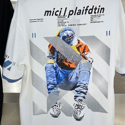 市场上装-T恤-微潮T恤【实拍】