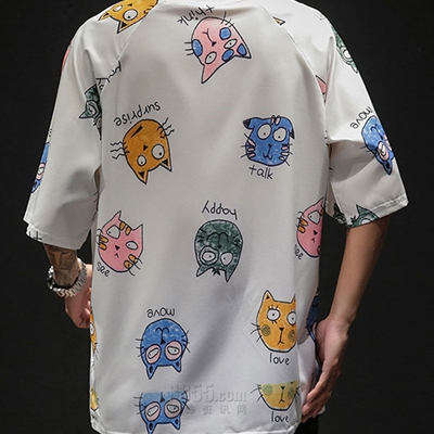 市场上装-T恤-微潮T恤