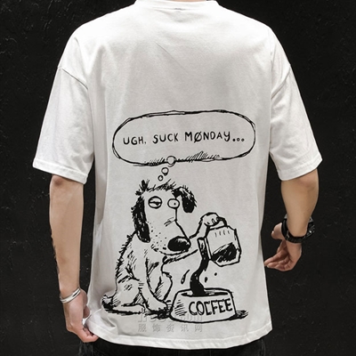 市场上装-T恤-微潮T恤