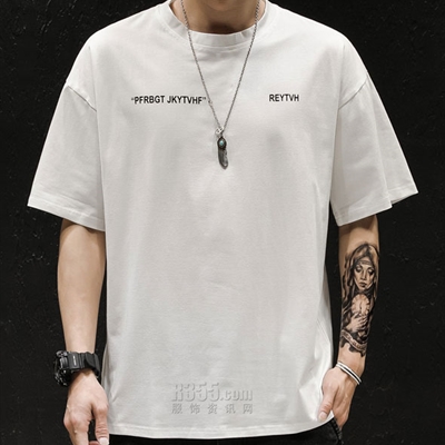 市场上装-T恤-微潮T恤