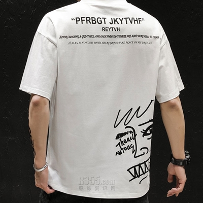 市场上装-T恤-微潮T恤