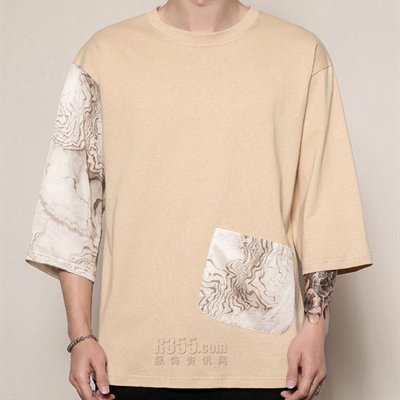 市场上装-T恤-微潮T恤