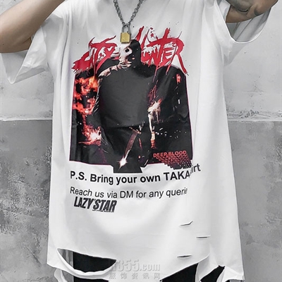 市场上装-T恤-微潮T恤