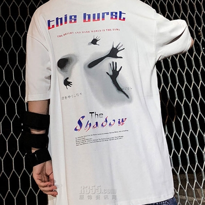 市场上装-T恤-微潮T恤