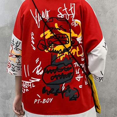 市场上装-T恤-微潮T恤