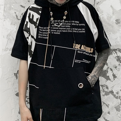 市场上装-T恤-微潮T恤